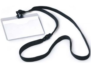 IDENTYFIKATOR DURABLE 60X90MM Z TAŚMĄ CZARNĄ