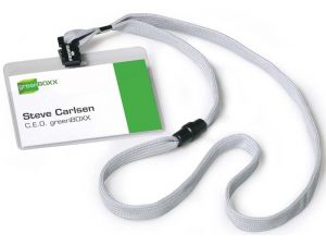 IDENTYFIKATOR DURABLE 60X90MM Z TAŚMĄ SZARĄ