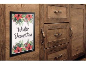 RAMKA SAMOPRZYLEPNA DURABLE DURAFRAME WALLPAPER A4 CZARNA 2 SZT.