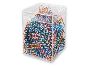 SPINACZE BIUROWE VICTORY OFFICE 28MM 300 SZT. OKRĄGŁE ZEBRA POJEMNIK PLASTIKOWY