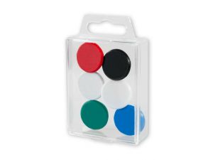 MAGNESY VICTORY OFFICE 24MM 6 SZT. MIX KOLORÓW