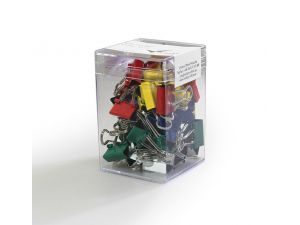 SPINACZ KLIPS VICTORY OFFICE 19MM 50SZT. MIX KOLORÓW