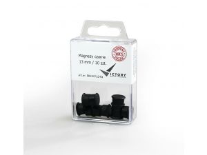 MAGNESY VICTORY OFFICE 13MM 10 SZT. CZARNE
