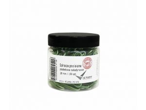 SPINACZE BIUROWE VICTORY OFFICE 28MM 150 SZT. OKRĄGŁE PASTELOWE SELEDYNOWE SŁOIK MAŁY