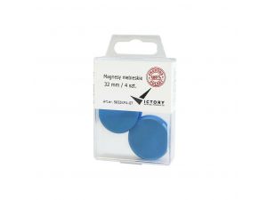MAGNESY VICTORY OFFICE 32MM 4 SZT. NIEBIESKIE
