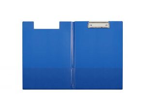 DESKA Z KLIPEM ZAMYKANA BIURFOL A4 NIEBIESKA