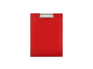 DESKA Z KLIPEM BIURFOL A4 CZERWONA