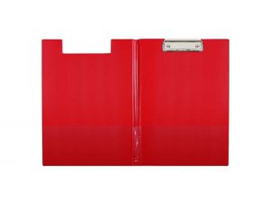 DESKA Z KLIPEM ZAMYKANA BIURFOL A4 CZERWONA