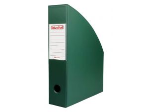 POJEMNIK NA CZASOPISMA BIURFOL 70MM CIEMNOZIELONY SKŁADANY