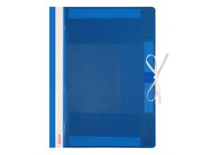 TECZKA WIĄZANA BIURFOL PLASTIKOWA NIEBIESKA