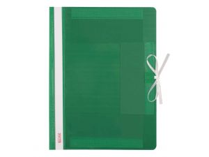 TECZKA WIĄZANA BIURFOL PLASTIKOWA ZIELONA