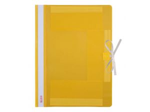TECZKA WIĄZANA BIURFOL PLASTIKOWA ŻÓŁTA 