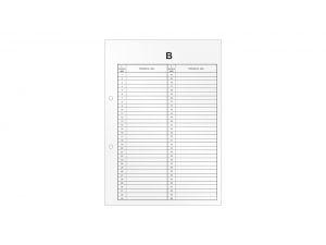 WKŁADKA DO AKT OSOBOWYCH BIURFOL "B" 