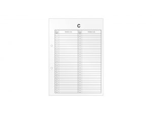 WKŁADKA DO AKT OSOBOWYCH BIURFOL "C" 