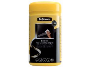 ŚCIERECZKI DO EKRANÓW FELLOWES 100 SZT. 
