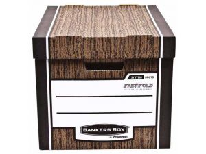 PUDŁO ARCHIWIZACYJNE FELLOWES Z WIEKIEM BRĄZOWE