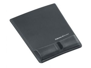 PODKŁADKA POD MYSZ I NADGARSTEK FELLOWES HEALTH-V FABRIC GRAFITOWA