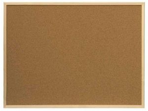 TABLICA KORKOWA COLORPLUS 40X60CM RAMA DREWNIANA