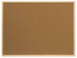 TABLICA KORKOWA COLORPLUS 100X200CM RAMA DREWNIANA