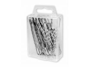 SPINACZE BIUROWE COLORPLUS 74MM 12 SZT OKRĄGŁE KARBOWANE POJEMNIK PLASTIKOWY ZAWIESZANY