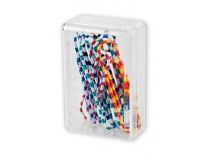 SPINACZE BIUROWE COLORPLUS 50MM 12 SZT OKRĄGŁE ZEBRA MIX KOLORÓW