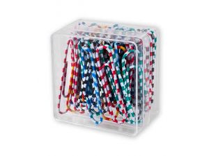 SPINACZE BIUROWE COLORPLUS 50MM 30 SZT OKRĄGŁE ZEBRA MIX KOLORÓW