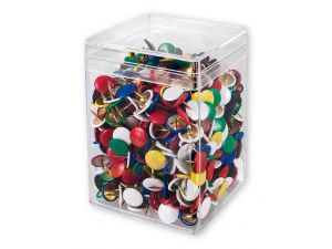 PINEZKI COLORPLUS MIX KOLORÓW 750 SZT POJEMNIK PLASTIKOWY