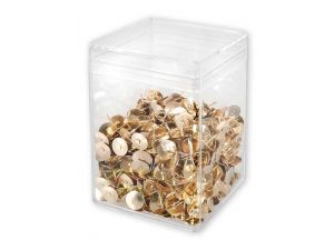 PINEZKI COLORPLUS ZŁOTE 750 SZT POJEMNIK PLASTIKOWY