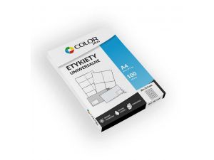 ETYKIETA COLORPLUS 38X21,2MM 100 ARKUSZY 6500 ETYKIET