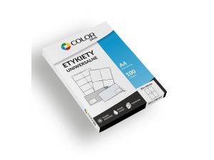 ETYKIETA COLORPLUS 105X148MM 100 ARKUSZY 400 ETYKIET