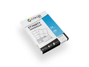 ETYKIETA COLORPLUS 210X297MM 100 ARKUSZY 100 ETYKIET