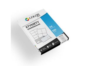 ETYKIETA COLORPLUS 70X37MM 100 ARKUSZY