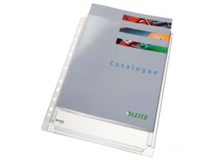 KOSZULKA GROSZKOWA LEITZ A4 POSZERZANA 170 MIC. 10 SZT.