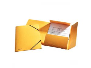 TECZKA Z GUMKĄ PRESZPANOWA ESSELTE ŻÓŁTA 