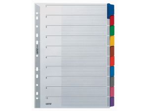 PRZEKŁADKI KARTONOWE LEITZ A4 10 KOLORÓW 