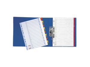 PRZEKŁADKI KARTONOWE ESSELTE MYLAR A4 ALFABET A-Z BIAŁE