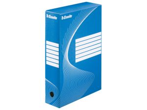 PUDŁO ARCHIWIZACYJNE ESSELTE BOXY 100 MM NIEBIESKIE /128421/