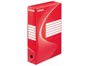 PUDŁO ARCHIWIZACYJNE ESSELTE BOXY 100 MM CZERWONE /128422/