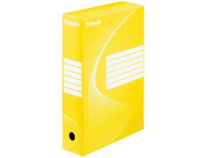 PUDŁO ARCHIWIZACYJNE ESSELTE BOXY 100 MM ŻÓŁTE /128423/