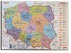 PODKŁAD ESSELTE 50X65 MAPA POLSKI 