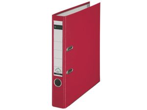 SEGREGATOR LEITZ A4 50 MM Z MECHANIZMEM 180 CZERWONY