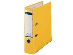 SEGREGATOR LEITZ A4 80 MM Z MECHANIZMEM 180 ŻÓŁTY