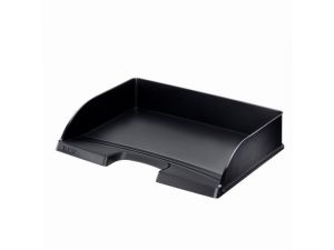 SZUFLADA LEITZ PLUS CZARNA DO WKLADANIA DOKUMENTÓW PO DŁUGIM BOKU