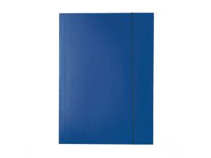 TECZKA Z GUMKĄ ESSELTE GRANATOWA LAKIEROWANA