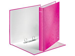 SEGREGATOR 2-RINGOWY LEITZ WOW A4 40 MM RÓŻOWY