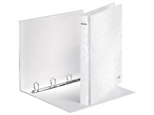 SEGREGATOR 4-RINGOWY LEITZ WOW A4 40MM BIAŁY