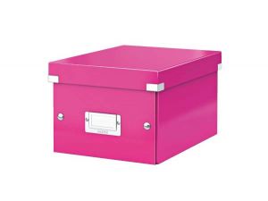 PUDŁO UNIWERSALNE LEITZ CLICK&STORE WOW MAŁE RÓŻOWE