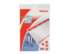 ETYKIETA WYMIENNA DO SEGREGATORA ESSELTE 59X192MM 10 ARKUSZY