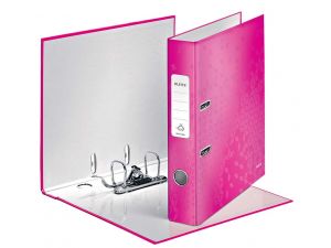 SEGREGATOR LEITZ A4 50 MM 180 WOW RÓŻOWY