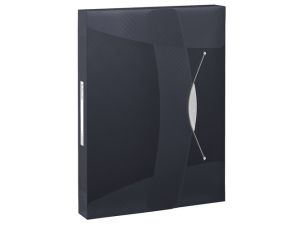 TECZKA Z GUMKĄ ESSELTE VIVIDA 40MM CZARNA